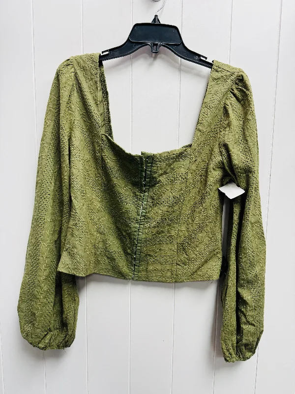 Top Long Sleeve By Altard State In Green, Size: Xl