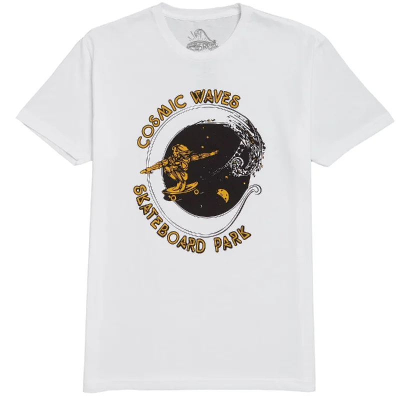 45RPM Vintage Cosmic Wave Skatepark T-Shirt - White