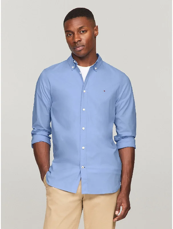 Tommy Hilfiger Men's THFlex Slim Fit Poplin Shirt