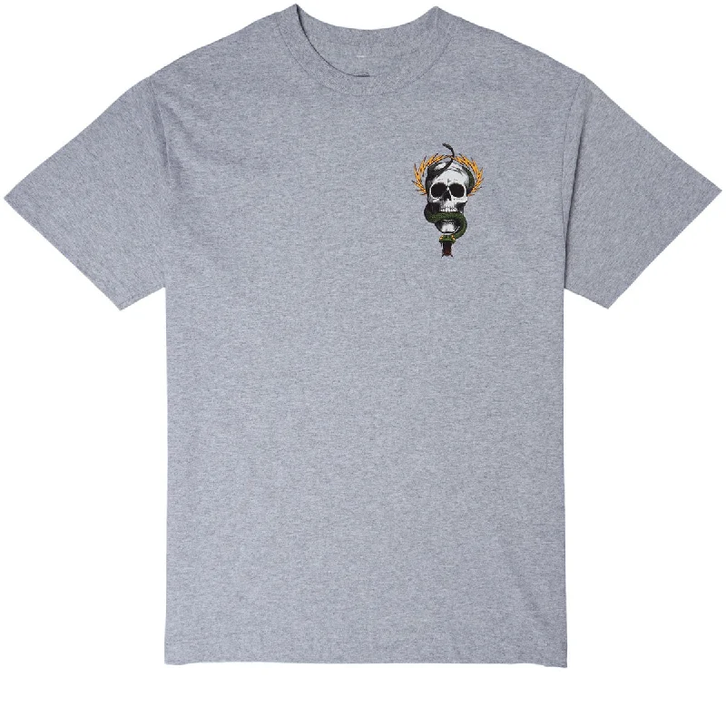 Powell-Peralta McGill Skull and Snake T-Shirt - Athletic Heather