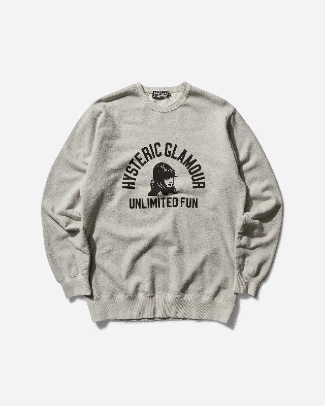 Men's Unlimited Fun Crewneck Sweatshirt Grey