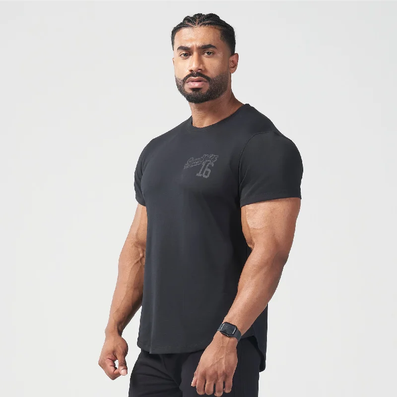 Golden Era Retro Muscle Tee - Black