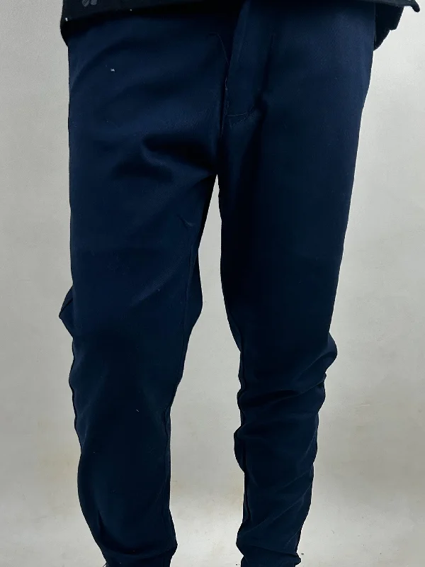 5Yrs - 17Yrs Dark Blue Cotton Chino Pant For Boys BCP06