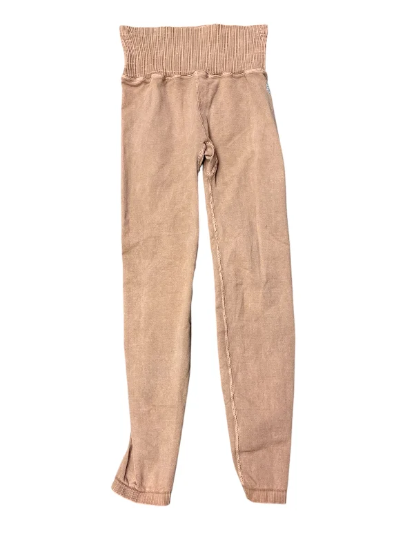 Athletic Leggings By Free People In Tan, Size: Xs