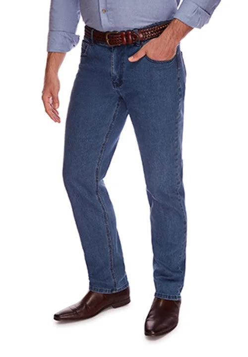 City Club Union Mercer FLP018 Mid Blue Jeans