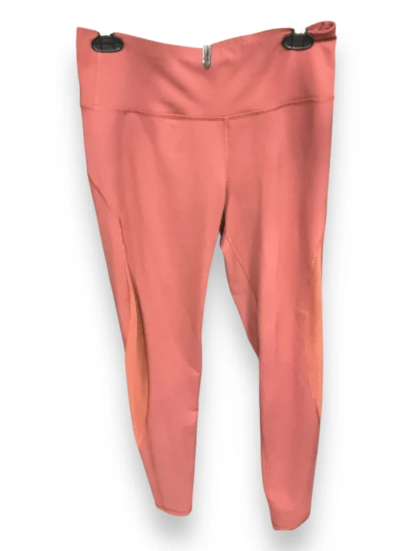 Athletic Leggings By Old Navy In Coral, Size: L