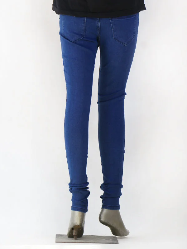 LJ02 Stretchable Denim Jeans For Womens Blue