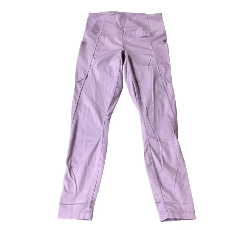 Athletic Leggings By Clothes Mentor In Lavender, Size: S