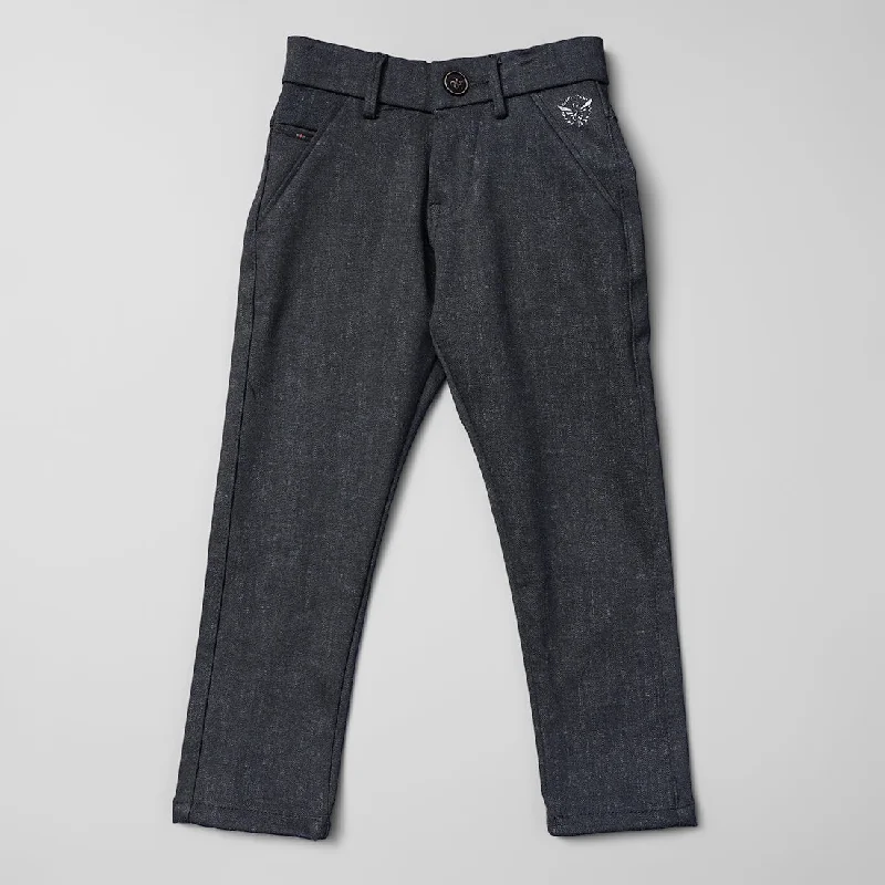 Solid Grey Jeans for Boys