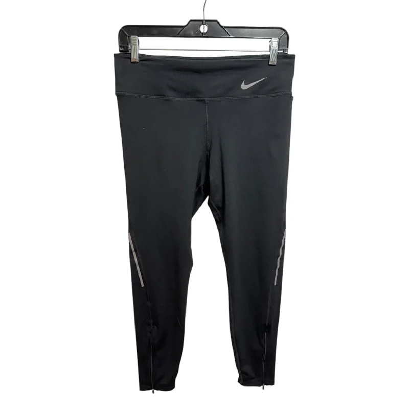 Athletic Leggings By Nike Apparel In Black, Size: L