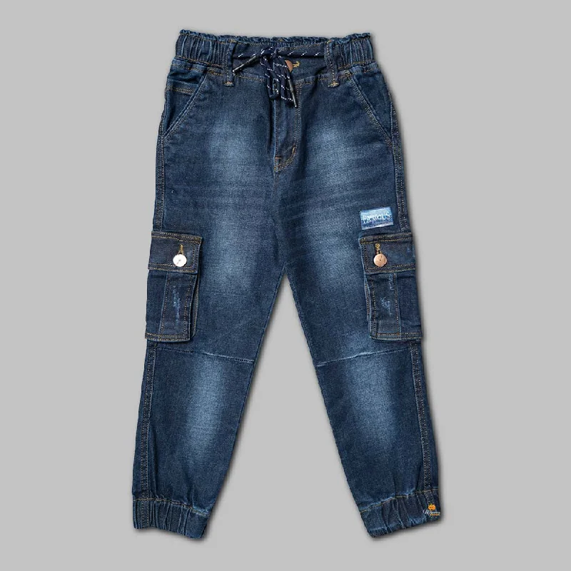 Boys Blue Denim Jogger