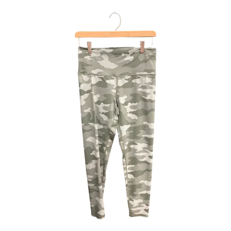 Athletic Leggings By Aerie In Camouflage Print, Size: L