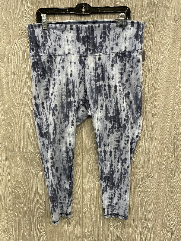 Athletic Leggings Capris By Old Navy In Blue, Size: Xxl