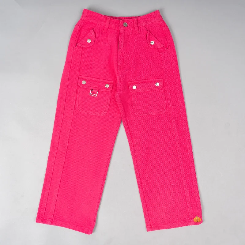 Pink Cargo Girls Jeans