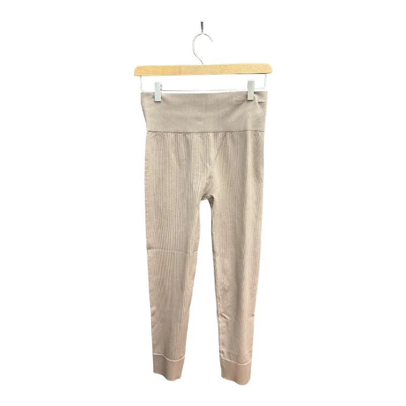 Athletic Leggings By Madewell In Taupe, Size: L