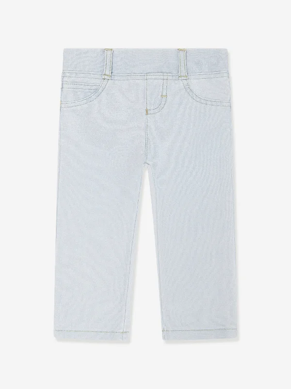 Aigner Baby Girls Sweat Denim Trousers in Blue