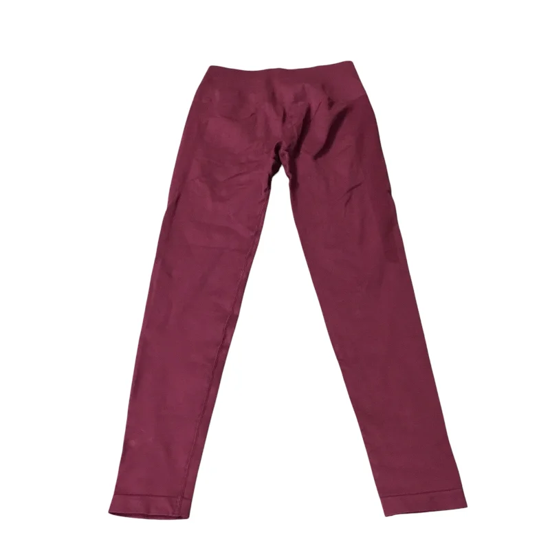 Athletic Leggings By Clothes Mentor In Burgundy, Size: Xs