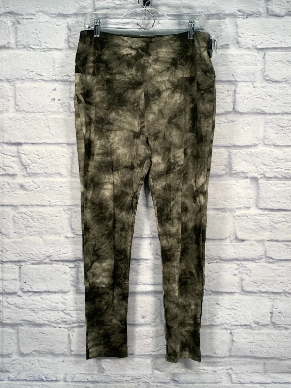 Athletic Leggings By Rachel Zoe In Green, Size: Xl