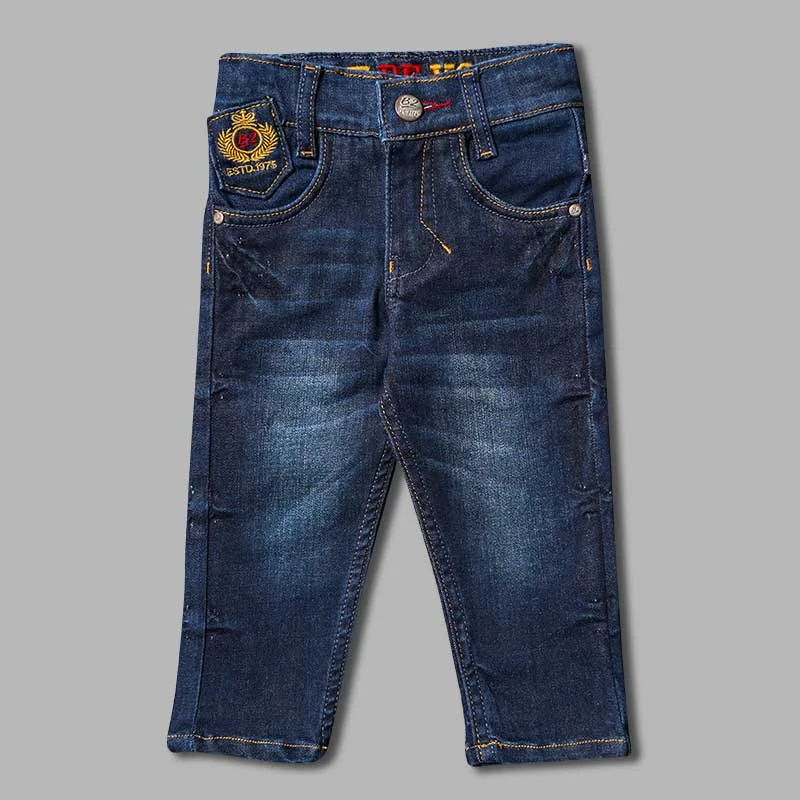 Navy Blue Denim Jeans for Boys