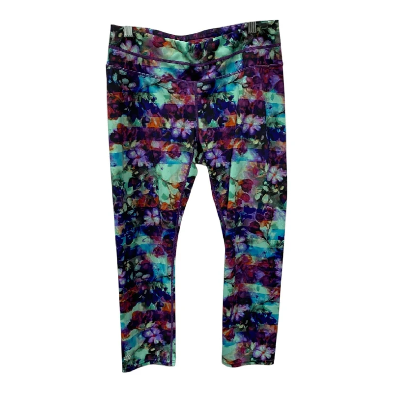 Athletic Leggings By Athleta In Multi, Size:M