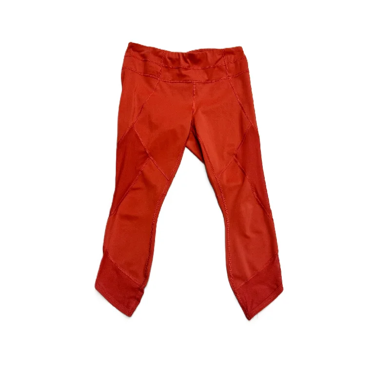 Athletic Leggings By Athleta In Red, Size: S