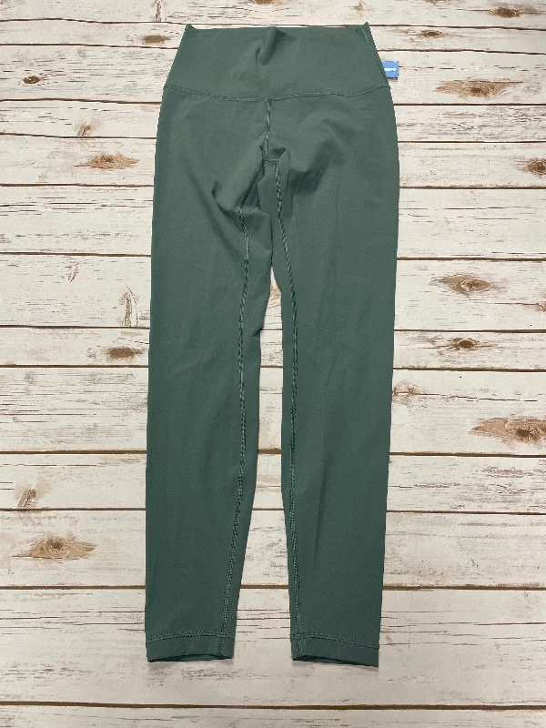 Athletic Leggings By Lululemon In Green, Size: 8