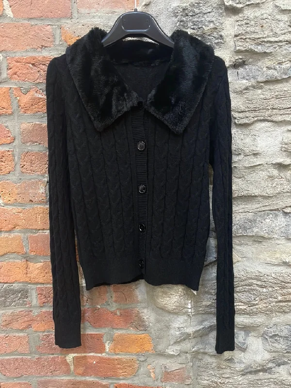 BR-10120-Fur Cardigan