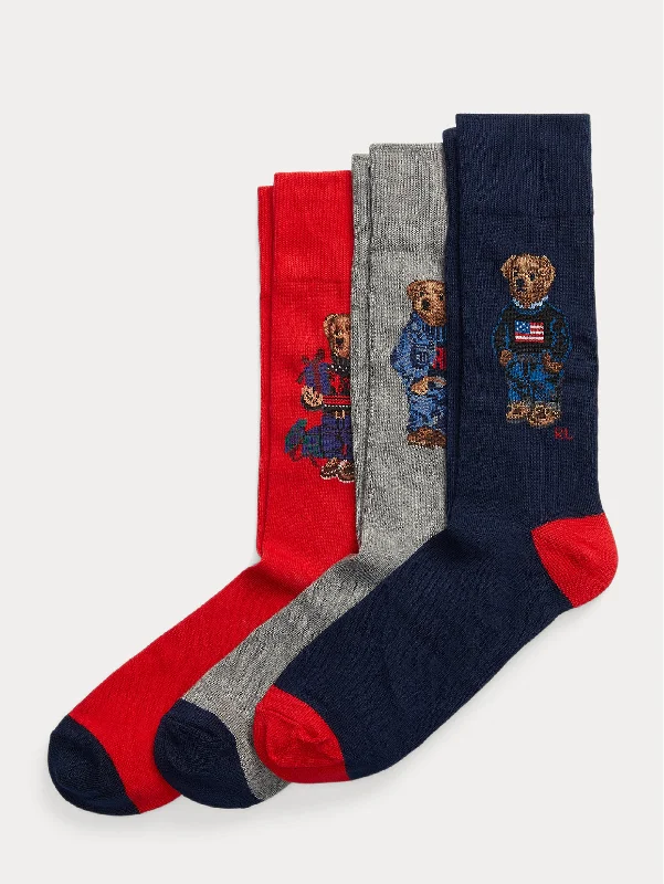 Cofanetto con Set di Calze Polo Bear Multi Colore